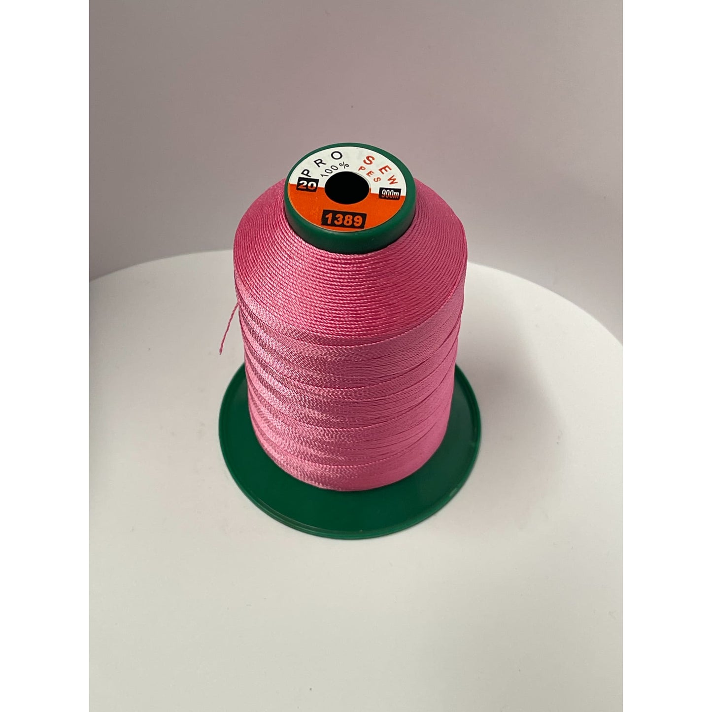 Heavy Extra Strong Polyester 20Tex135 Sewing Thread Pink 1389