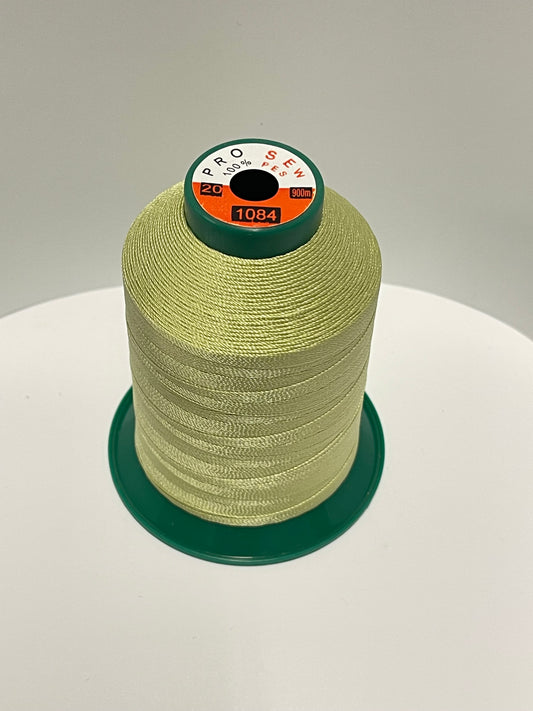 Heavy Extra Strong Polyester 20Tex135 Sewing Thread Green 1084