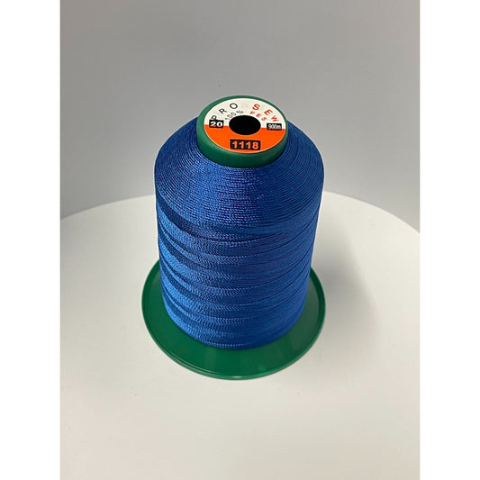 Heavy Extra Strong Polyester 20Tex135 Sewing Thread Blue 1118