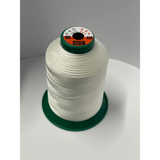 Heavy Extra Strong Polyester 20Tex135 Sewing Thread White