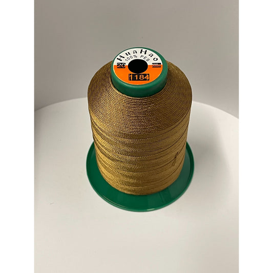 Heavy Extra Strong Polyester 20Tex135 Sewing Thread Brown 1184