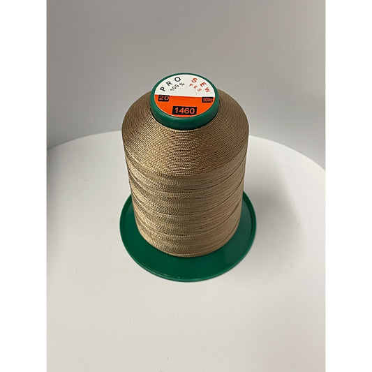 Heavy Extra Strong Polyester 20Tex135 Sewing Thread Brown 1460