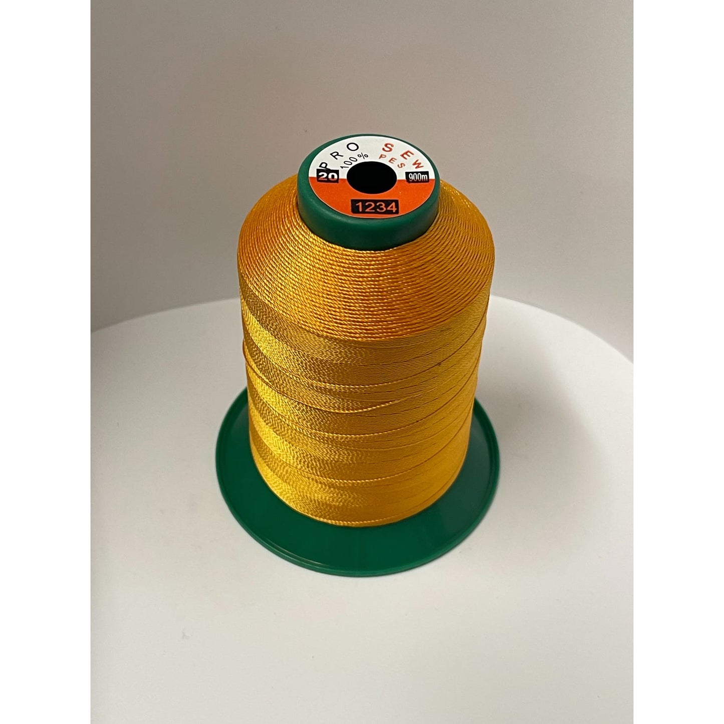 Heavy Extra Strong Polyester 20Tex135 Sewing Thread Orange 1234