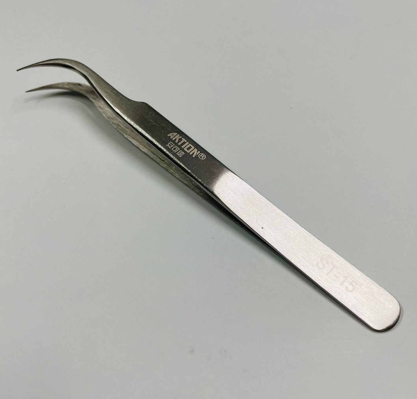 Super Fine Curve Tip Stainless Steel Tweezer